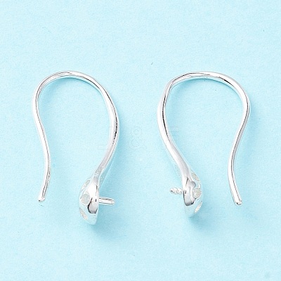925 Sterling Silver Earring Hooks STER-P047-02S-1