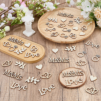1 Set Valentine's Day Wood Sheets WOOD-SP0001-97-1