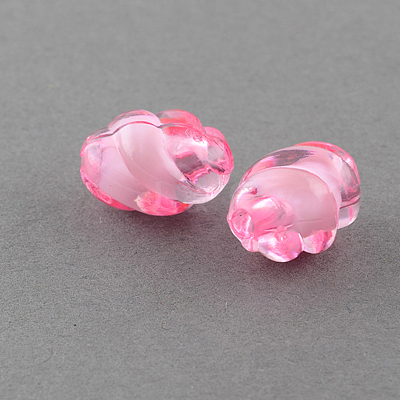 Transparent Acrylic Beads X-TACR-S107-14mm-M-1