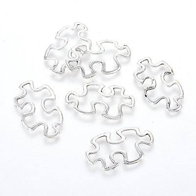 Tibetan Style Alloy Linking Rings TIBE-3558-AS-LF-1