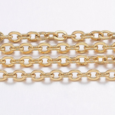 Ion Plating(IP) 304 Stainless Steel Cable Chains X-CHS-H017-02G-20M-1