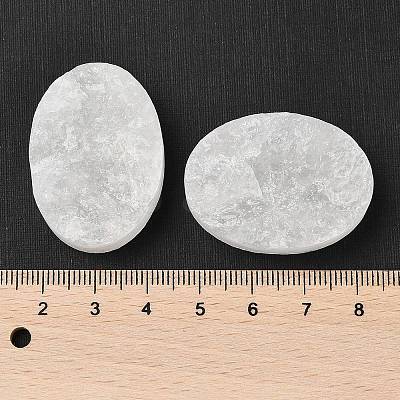 Natural Quartz Crystal Cabochons G-K338-38C-03-1
