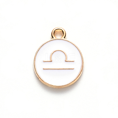Alloy Enamel Pendants LS-X-ENAM-S124-01A-04K-1