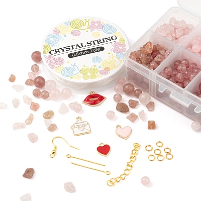 DIY Jewelry Set Making Kits for Valentine's Day DIY-LS0001-84-1