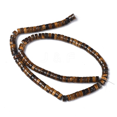 Natural Yellow Tiger Eye Beads Strands G-Z006-C09-1