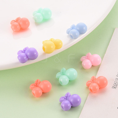 Opaque Acrylic Beads TACR-S154-42D-1