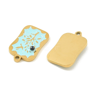 304 Stainless Steel Enamel Pendants STAS-H251-03A-02-1