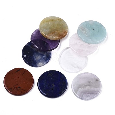 Natural Mixed Gemstone Cabochons G-N0326-60B-1
