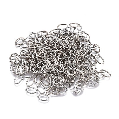 Tarnish Resistant 304 Stainless Steel Open Jump Rings STAS-F250-11P-N-1