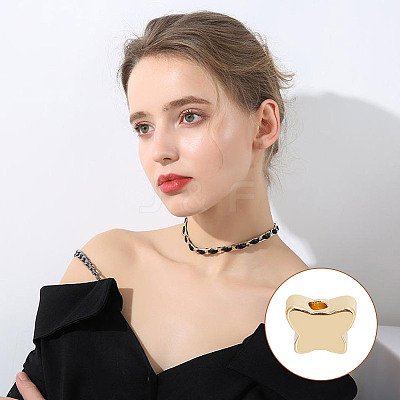 40Pcs 2 Style Brass Beads KK-GO0001-03-1