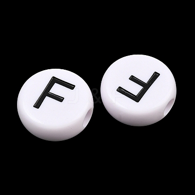 Opaque Acrylic European Beads AC-CBA3BDD-01F-1