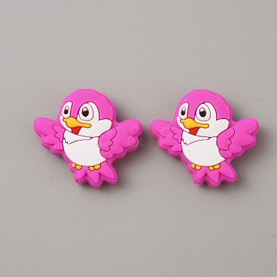 Bird Food Grade Eco-Friendly Silicone Beads LS-SIL-WH0018-003G-1