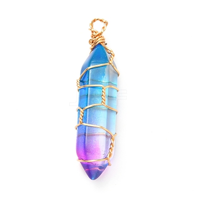 Glass Pendants PALLOY-JF00954-1