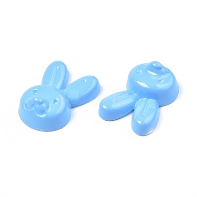Spray Painted Acrylic Beads ACRP-S679-32-1