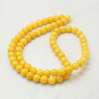 Natural Mashan Jade Round Beads Strands X-G-D263-12mm-XS07-1