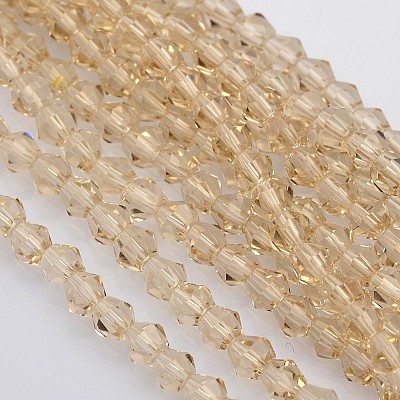 Bicone Glass Beads Strands EGLA-P016-3mm-12-1