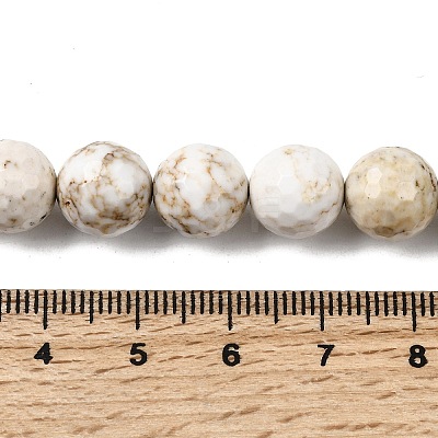 Natural Magnesite Beads Strands G-P598-E-10mm-03-1