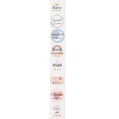 500Pcs Award Paper Self-Adhesive Stickers AJEW-S089-10A-1