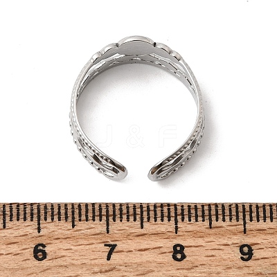304 Stainless Steel Ring Components RJEW-P188-01B-P-1