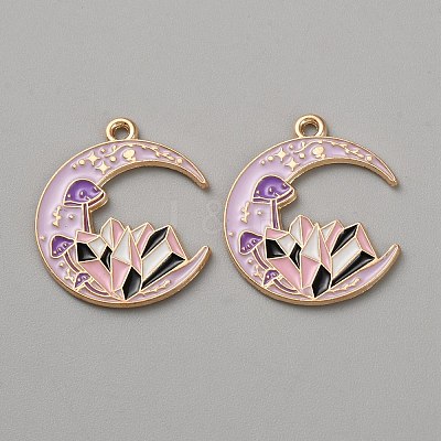 Tarot Theme Alloy Enamel Pendants ENAM-CJC0025-04A-KCG-1