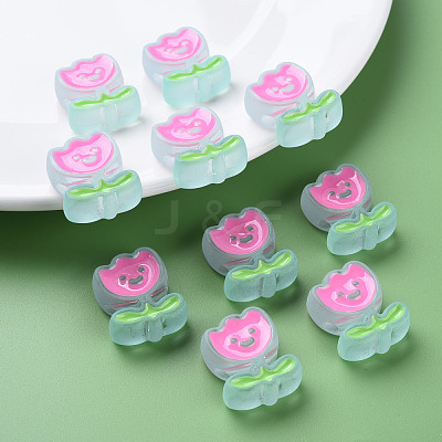 Transparent Acrylic Beads X-MACR-S374-03B-05-1
