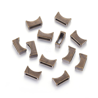 Tibetan Silver Slide Charms X-MLF9473Y-NF-1