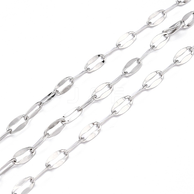 Tarnish Resistant 304 Stainless Steel Cable Chains CHS-D033-01P-1