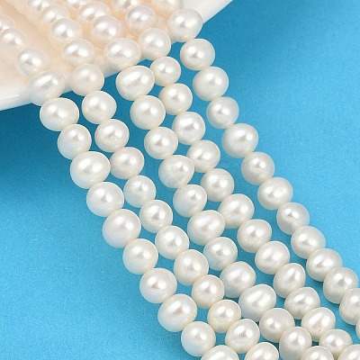 Natural Cultured Pearl Beads Strands PEAR-I007-07R-04-1