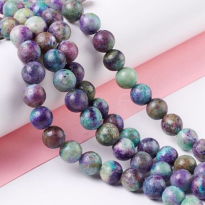 Natural Calcite Beads  Strands G-K317-A07-04-1