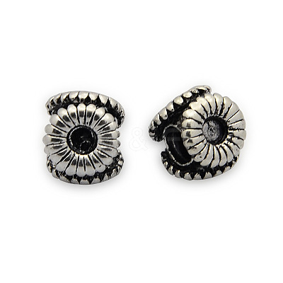 Brass European Beads KK-J185-05AS-NF-1