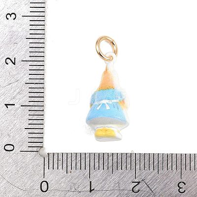 304 Stainless Steel Enamel Pendants X-STAS-F358-01G-12-1