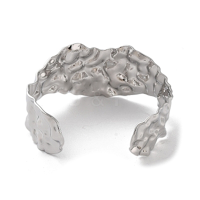 Brass Twist Cuff Bangles BJEW-D039-02P-1