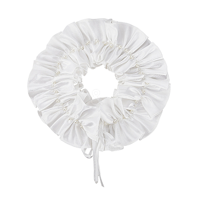 Polyester Lady Tulle Collars AJEW-WH20072-25A-1
