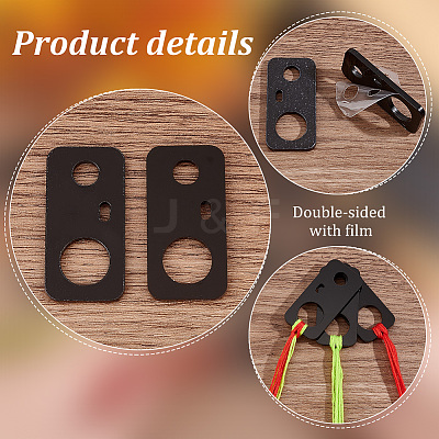 30Pcs Acrylic Thread Winding Boards FIND-PH0018-09A-1