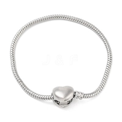 Brass Micro Pave Cubic Zirconia Link Bracelets LS-BJEW-S158-17P-1