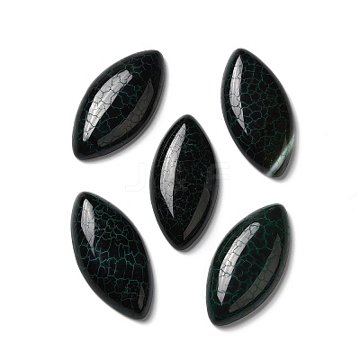 Natural Dragon Veins Agate Cabochons G-C028-07-1
