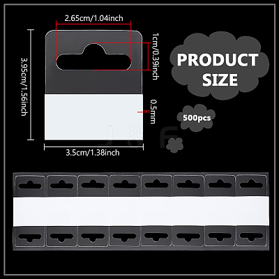 Self Adhesive PET Hanging Tabs CDIS-WH0816-01B-1