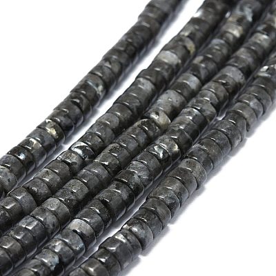 Natural Larvikite Beads Strands G-G974-02-1