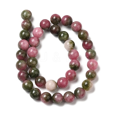Natural Dyed White Jade Beads Strands G-M402-C04-10-1