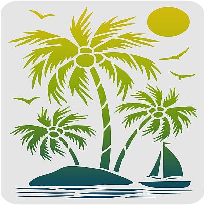 Large Plastic Reusable Drawing Painting Stencils Templates DIY-WH0202-232-1