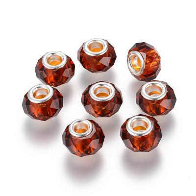 Handmade Glass European Beads GPDL25Y-70-1
