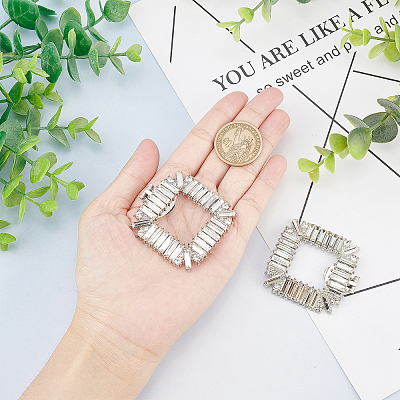 2Pcs Alloy Shoe Shoe Clips FIND-GF0002-81-1