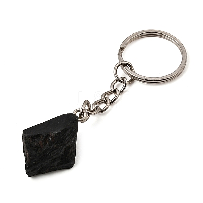 Natural Black Tourmaline Keychain GG-CBA0F0F-01-1