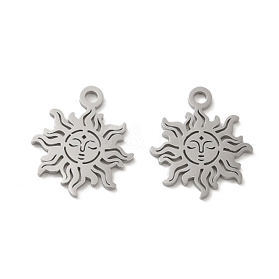 Non-Tarnish 304 Stainless Steel Charms STAS-J042-04P-1