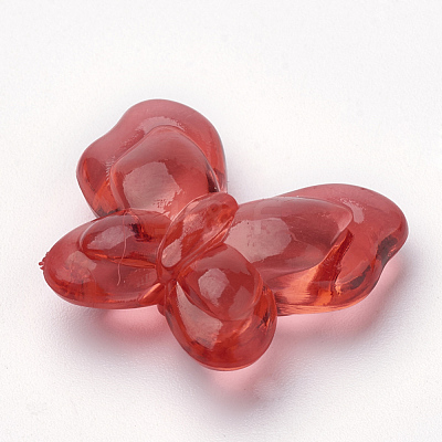 Transparent Acrylic Beads TACR-T002-18-1