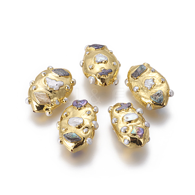 Natural Cultured Freshwater Pearl Beads PEAR-F011-37G-1