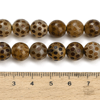 Tibetan Style dZi Beads Strands GG-NH0001-A02-10MM-1