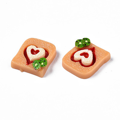 Opaque Epoxy Resin Cabochons CRES-S358-52-1