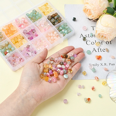 DIY Acrylic Beads Bracelets Making Kits DIY-FS0008-20-1