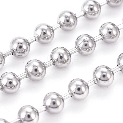 304 Stainless Steel Ball Chains CHS-F009-01E-P-1